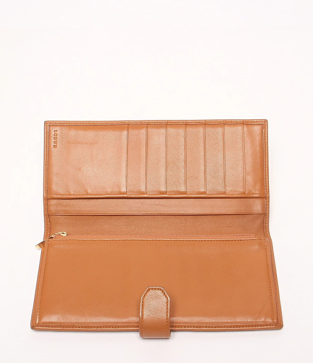 Loewe Leather Long Wallet Lambskin Black